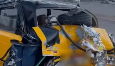 إلقاء القبض على سائق الشاحنة المسؤول عن تدمير سيارة تاكسي في الإسكندرية