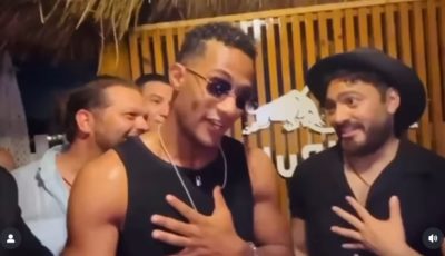 إهداء للكينج.. تامر حسني ومحمد رمضان يقلدان منير في “الذوق العالي”