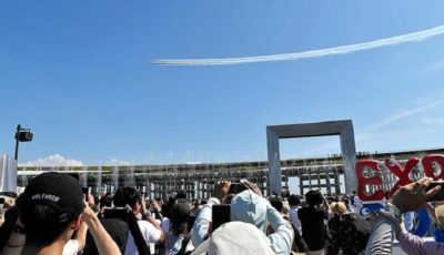 منتصف عمر إكسبو أوساكا و10 ملايين زائر.. عرض جوي يخطف الأنظار