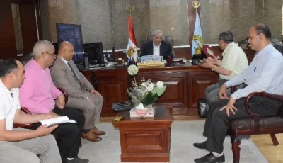 محافظ الغربية يناقش مع الخدمة الوطنية سُبل حل معوقات مشاريع المحلة الكبرى
