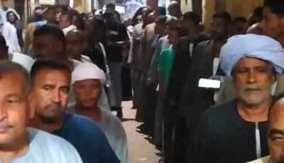 طوابير ممتدة وزحام شديد في لجان انتخابات العديسات بالأقصر قبل ساعة من الغلق