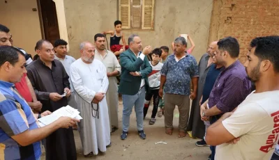 رئيس مياه الغربية يحقق في تلوث المياه بجودة قرية أبو وافي بالمحلة