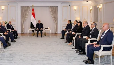[الرئيس السيسي يرحب برئيس مجلس الوزراء اللبناني في لقاء هام]