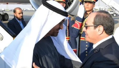 الرئيس السيسي يرافق بن زايد في وداع مؤثر بمطار العلمين الدولي
