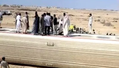 ارتفاع عدد إصابات حادث قطار مطروح إلى 55 و3 حالات وفاة (صور)