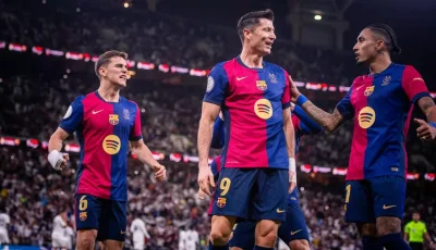 عودة ليفاندوفسكي تُثير حماس جماهير برشلونة قبل مواجهة ليفانتي بالدوري الإسباني