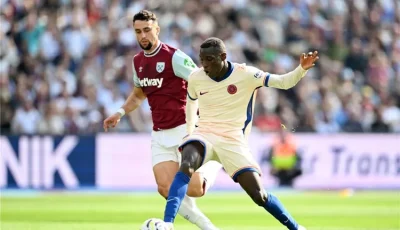 معلق مباراة تشيلسي ووست هام يونايتد في الدوري الإنجليزي