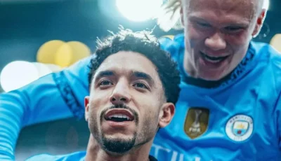مرموش وهالاند يشكلان القوة الهجومية لمانشستر سيتي ضد توتنهام