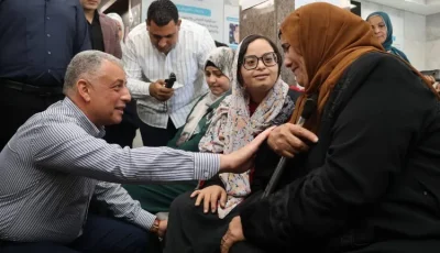 استجابةً لطلب مواطنة بعد لقائها مع محافظ الإسماعيلية في مستشفى فايد التخصصي