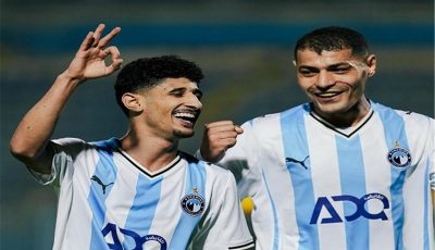 فيديو | “هاتريك تاريخي”.. قطة يسجل هدف بيراميدز الثالث أمام ريفرز يونايتد