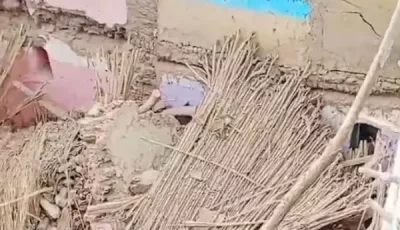 العناية الإلهية تنقذ أسرة من الموت بأعجوبة عقب انهيار منزل بالأقصر