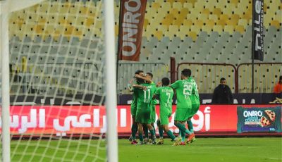 فيديو | محمد هاشم يسجل هدف المصري الثاني أمام كايزر تشيفز