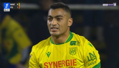 ملخص لمسات مصطفي محمد في مباراة نانت ولوريان