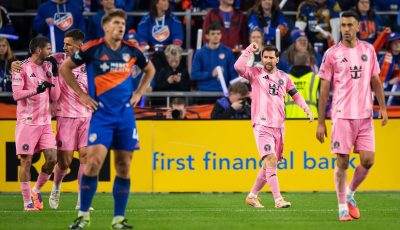 ميسي يبدع ويتألق ويقود إنتر ميامي إلى النهائي برباعية أمام سينسيناتي