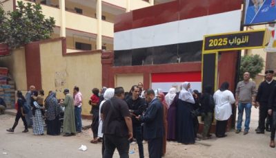 إقبال متوسط على مدرسة الشهيد مجند مصطفى سيد فؤاد في المطرية للإدلاء بصوتهم في انتخابات النواب.. صور