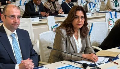 منال عوض تشارك في الدورة 21 لمؤتمر اليونيدو بالرياض