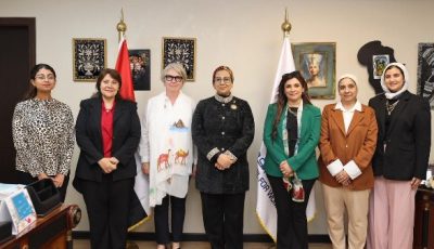 المستشارة أمل عمار تستقبل سفيرة فنلندا بالقاهرة لبحث سبل تعزيز التعاون المشترك