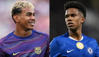 رد مدرب تشيلسي على المقارنة بين إستيفاو ولامين يامال