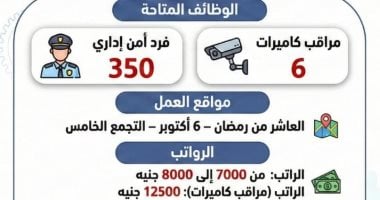 قدم الآن.. وزارة العمل تعلن عن 356 وظيفة شاغرة برواتب تصل لـ12500 جنيه