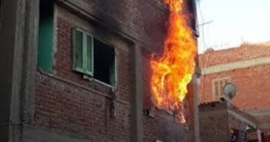 تشييع جثامين الأطفال الـ3 ضحايا حريق منزل وعشة بشبين القناطر