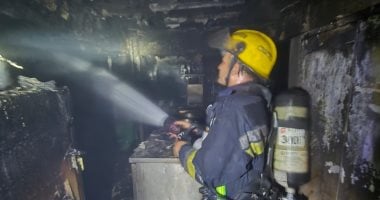 السيطرة على حريق فى مطعم بشارع الجمهورية بالمنصورة