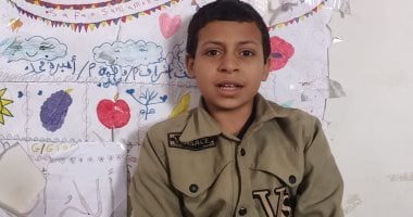 كروان بنى سويف.. معاذ محمد صوت من الجنة ويحلم بالالتحاق بكلية الطب.. فيديو