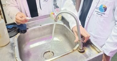 رفع عينات مياه بقرية مرصفا ضمن خطة دورية لمتابعة جودة مياه الشرب بالقليوبية