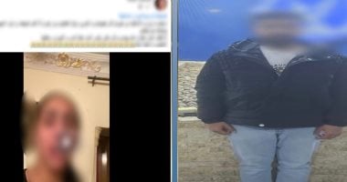 فيديو «ضرب سيدة العبور» ينتهى فى القسم.. الأمن يضبط الزوج المعتدى