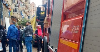 مصرع فتاة فى انهيار سقف عقار بالجمرك بسبب الأمطار الغزيرة على الإسكندرية