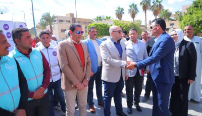 صناع الخير تنظم اصطفافا لآلاف الكراتين الغذائية بالفيوم لتوزيعها على الأسر الأولى بالرعاية