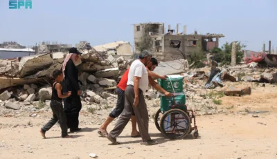 مساعدات غذائية سعودية إلى خان يونس بفلسطين – أخبار السعودية