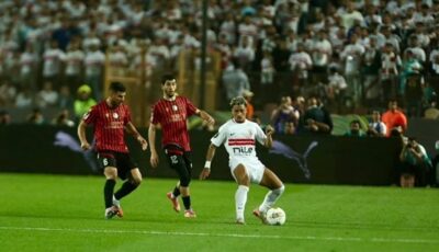 الزمالك يتقدم على اتحاد العاصمة بهدف في الشوط الأول بإياب نهائي الكونفدرالية
