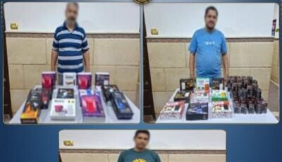 ضبط 3 محلات بالإسماعيلية لبيع أجهزة ريسيفر لفك شفرات القنوات الفضائية