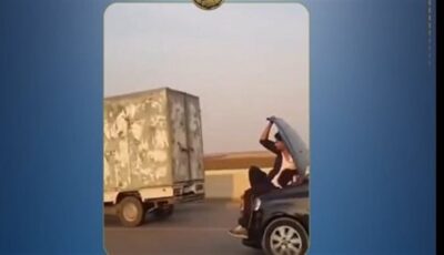 الداخلية تكشف حقيقة فيديو شخص يجلس داخل مقدمة سيارة أثناء سيرها بالجيزة