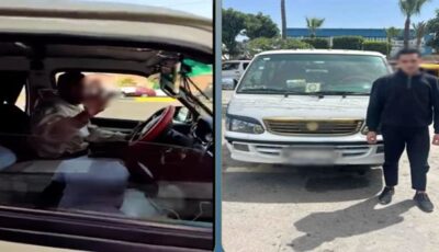 ضبط سائق ميكروباص ُيحصل أجرة أزيد والتلويح بإشارات خادشة في الإسكندرية