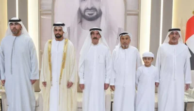 المعلا وأحمد بن محمد والشيوخ يحضرون أفراح صديقي وخوري