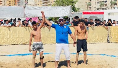 بمشاركة 212 لاعبًا، انطلاق بطولة الاتحاد المصري للمصارعة الشاطئية بالإسكندرية