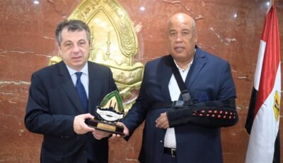 رئيس غرفة القاهرة يبحث مع سفير أرمينيا زيادة التبادل الاستثماري والتجاري بين البلدين