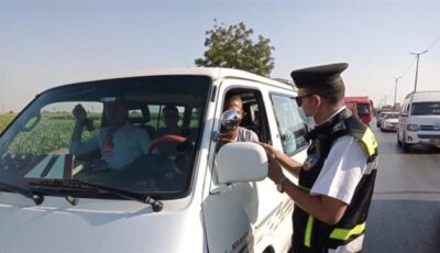 ضبط 775 مخالفة لعدم تركيب الملصق الإلكتروني خلال 24 ساعة