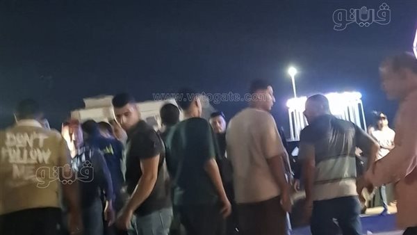 إصابة مأمور قسم جمصة و3 ضباط صدمتهم سيارة أثناء تأمين ختام مهرجان جمصة السياحي (صور)