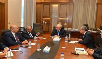 حسين عيسى يبحث مع رئيس «المركزي للمحاسبات» رفع كفاءة أداء الشركات المملوكة للدولة