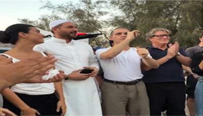 أحمد عز يحتفل بعيد ميلاده داخل لوكيشن تصوير «الأمير».. وفريق العمل يفاجئه