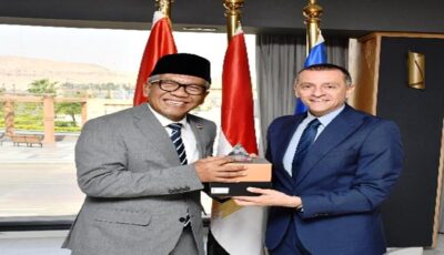 محافظ أسوان وسفير إندونيسيا يبحثان فرص الاستثمار والتعاون التجاري