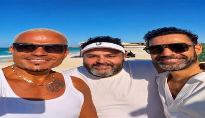 شيكو يغازل عمرو دياب وأمير طعيمة باللون الأبيض.. ويقتبس كلمات «الهضبة» الجديدة