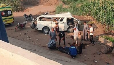 بين صراخ الركاب وسقوط الميكروباص، كواليس الدقائق الأخيرة لضحايا حادث طريق “بنها الحر”