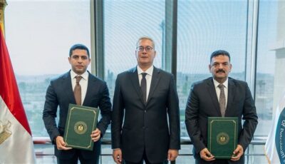 وزير البترول يشهد توقيع مذكرة تفاهم لتطوير مشروع تعديني لاستغلال خام الفوسفات