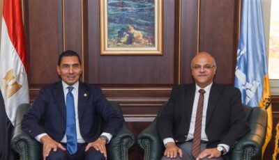 وزير الشباب ومحافظ الإسكندرية يشهدان الاحتفال باليوم الرياضي العربي