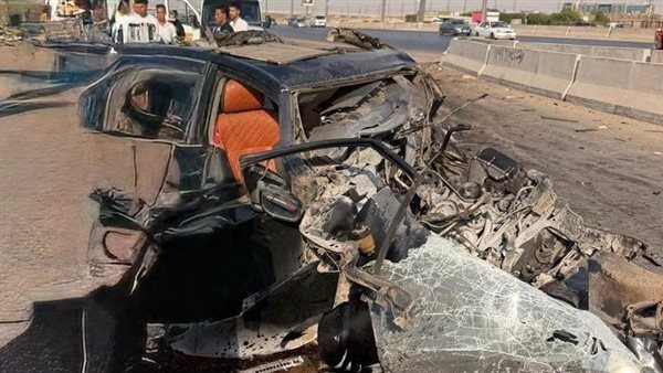 رحلة انتهت بكارثة، انقلاب ملاكي بصحراوي الإسماعيلية يودي بحياة شخصين وإصابة طفلين