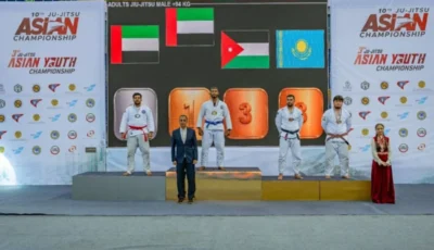 جوجيتسو الإمارات يحصد 9 ميداليات في افتتاح بطولة آسيا