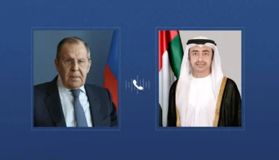 عبدالله بن زايد ولافروف يبحثان هاتفياً التطورات الإقليمية